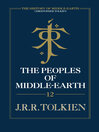Cover image for The Peoples of Middle-earth